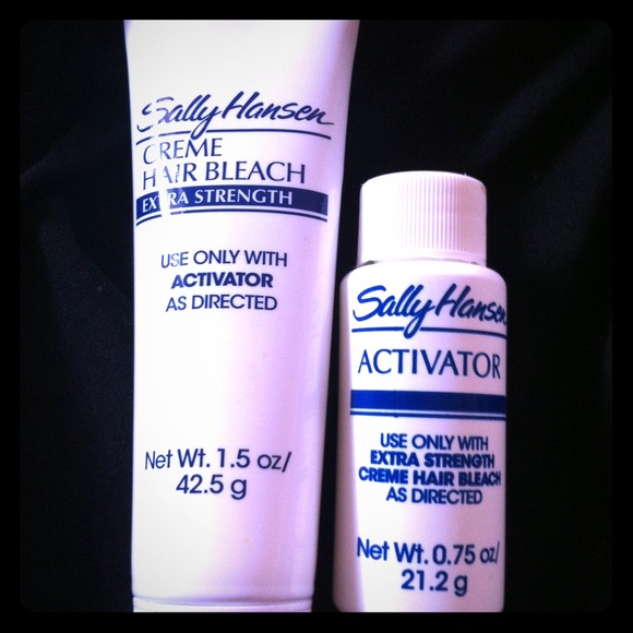Sally Hansen hair bleach useable on face!