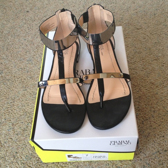 PRABAL GURUNG Black Sandals🌟SOLD OUT EVERYWHERE!!