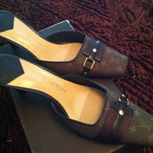 Authentic Louis Vuitton mules