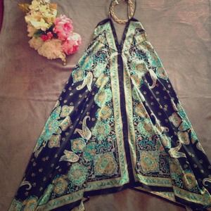 🔒RESERVED🔒 paisley and floral handkerchief dress