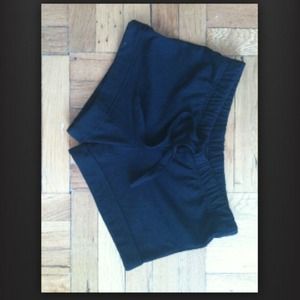 American apparel black drawstring shorts, Like new