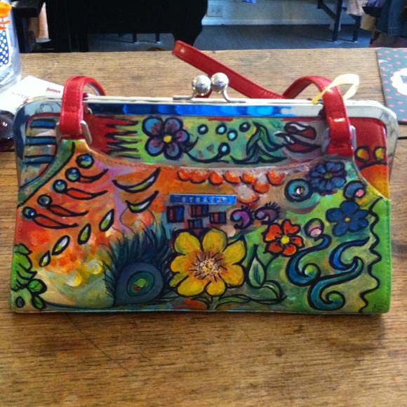 Sold!! Hand painted purse