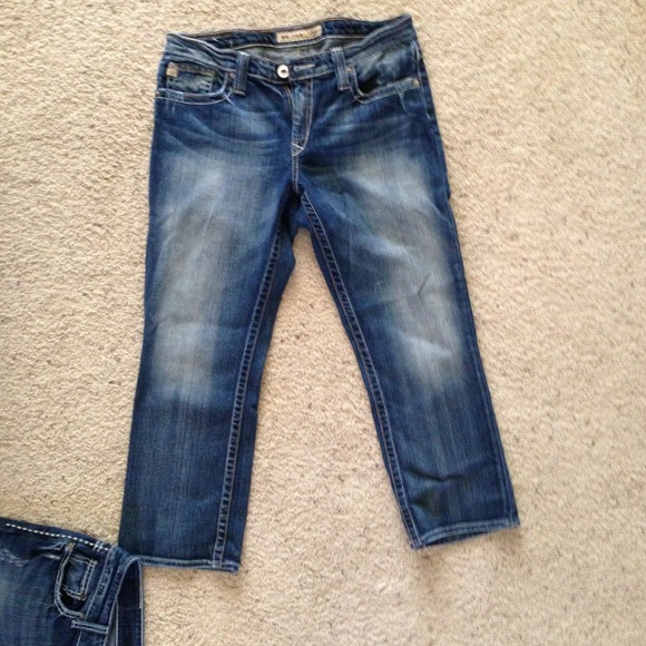 Big Star size 32 crops rikki low rise style