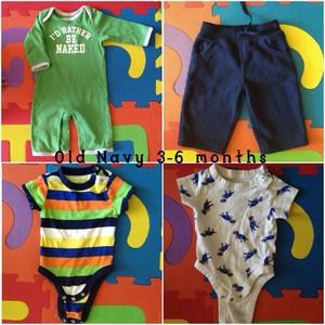 Old navy 3-6 months Baby Boy Bundle