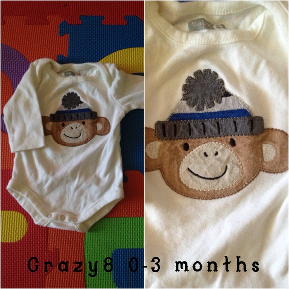 ❗SOLD❗Crazy 8 onesie