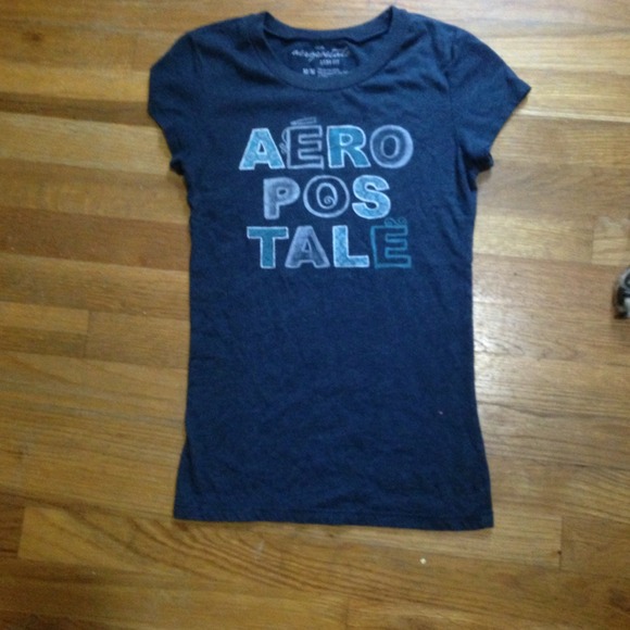 Dark blue classic Aeropostle tee - Picture 1 of 3