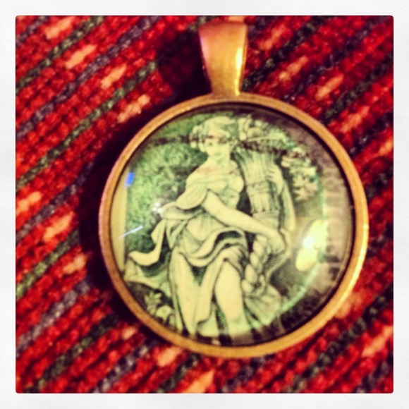 ✨⭐Steal of the Day⭐✨Handmade postage pendant