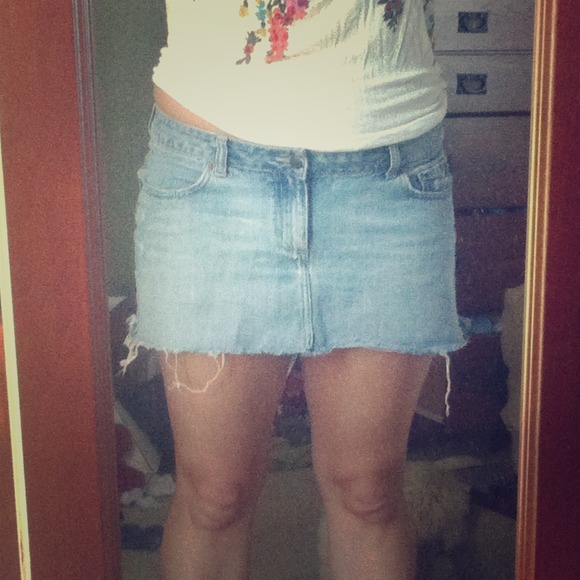 Bundled! PRICED 2 SELL-Aeropostale denim skirt