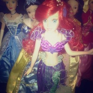 ON HOLD 17" porcelain Disney princess doll 'Arial'