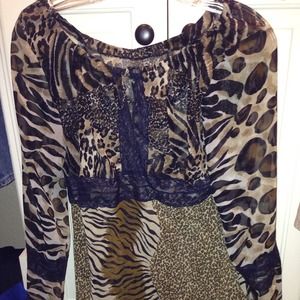Sheer boutique shirt