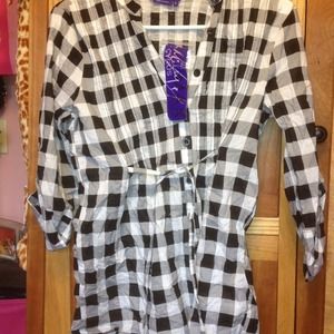 Plaid Miley Cyrus dress NWT