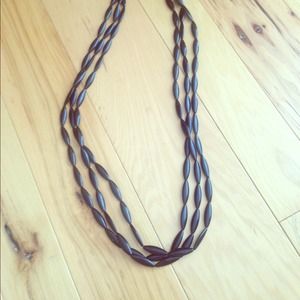Black 3 strand necklace from the limited
