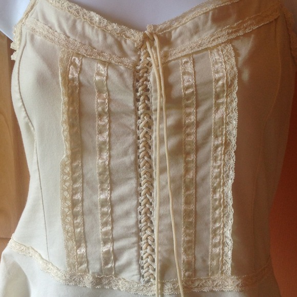 SOLD in bundle Free People lace up top. Tie back