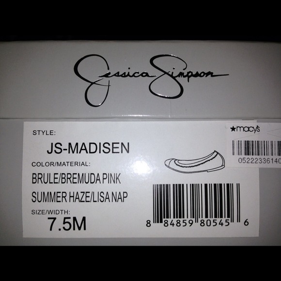 SOLD!!!Jessica Simpson  Flats Pink/Orange 7.5 - Picture 4 of 4