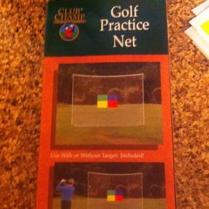 💲✂. Golf Practice net.