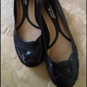 Women's black flat.