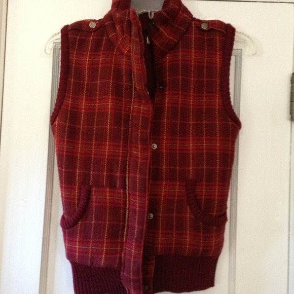 Plaid Vest