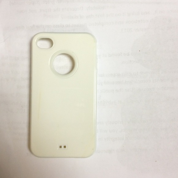 White iPhone 4/4S Case