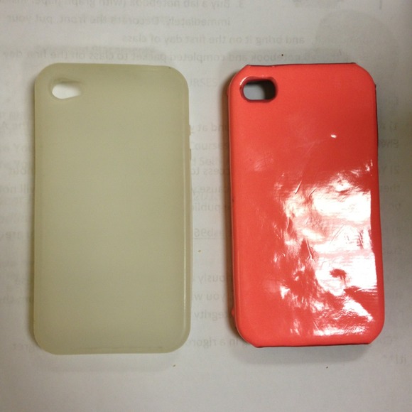 Clear, Coral, & Blue iPhone 4/4S Cases ❗REDUCED❗