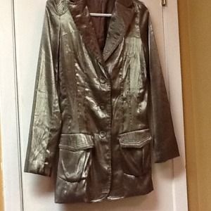WOMENS METALLIC JACKET SIZE SMALL