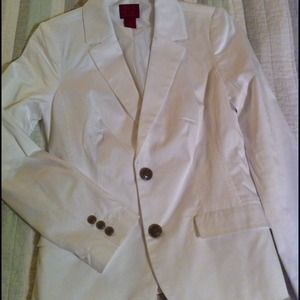 White blazer with lining NWT