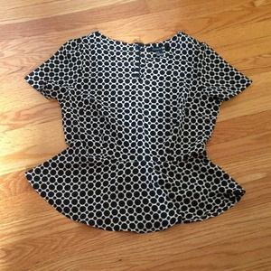 Nwot forever 21 peplum top