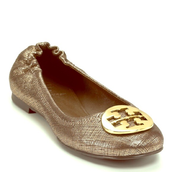 Tory Burch Shoes - RESERVE!! Tory Burch Reva flat negotiable!