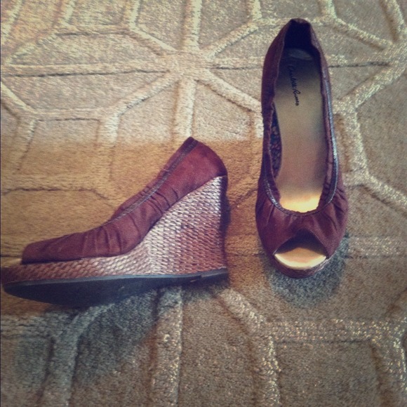 Charlotte Russe Brown Wedges