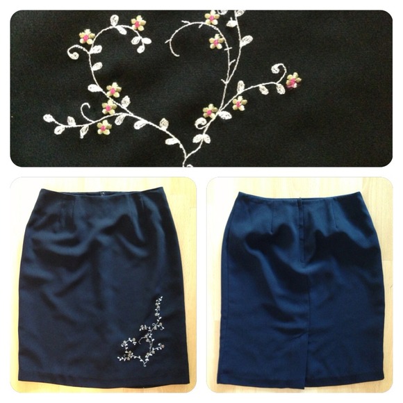 🚫Sold🚫Hillard & Hanson pencil skirt sz 6. Black. - Picture 2 of 4