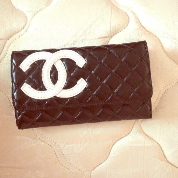 Black non authentic Chanel wallet NWOT