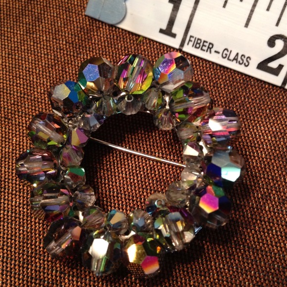 ❌SOLD❌in bundle 🈳 Crystal Prism Brooch - Picture 2 of 4