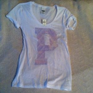 *****TRADED*****VS white T Shirt w/sequins