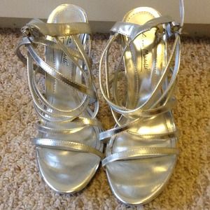 Silver heels