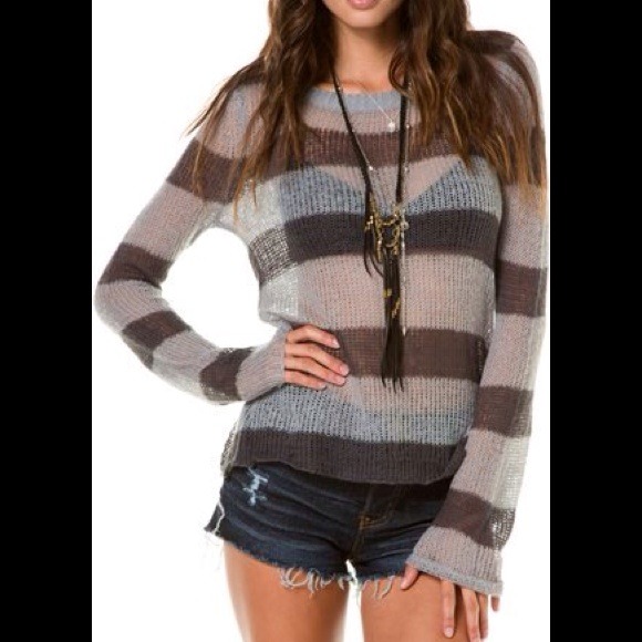 Billabong Soft Knit Striped Sweater