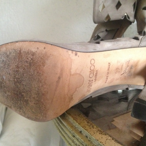 Suede jimmy choo booties - Picture 3 of 4