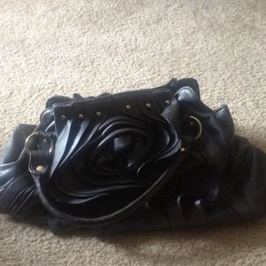 Grey two strapped handbag