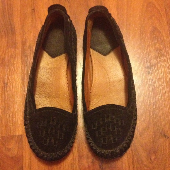 Lucky brand black flats, size 7.5