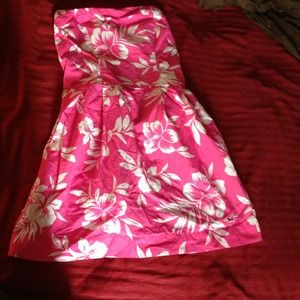 Hollister strapless dress