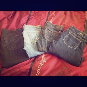 Woman designer jeans
