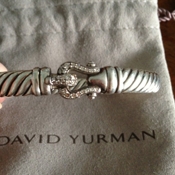 David Yurman Pave Buckle Bracelet - Picture 2 of 4