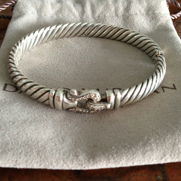 David Yurman Pave Buckle Bracelet - Picture 3 of 4