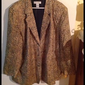 Cheetah Blazer