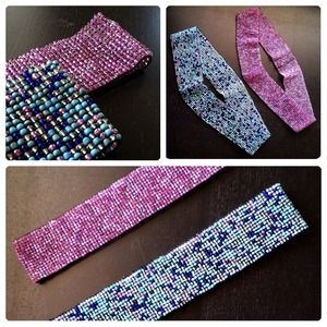 ❌Sold!❌Gorgeous beaded belt bundle.