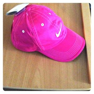 Pink Nike's hat