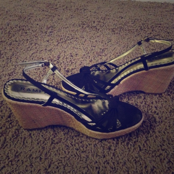 Rampage wedge shoes. Not available.