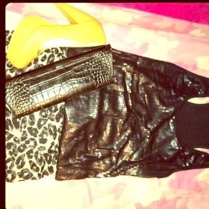 Black Sequin tank