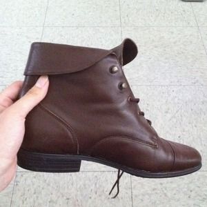 **TRADE with @jamcak3s** Lace-up Brown Boho Boots