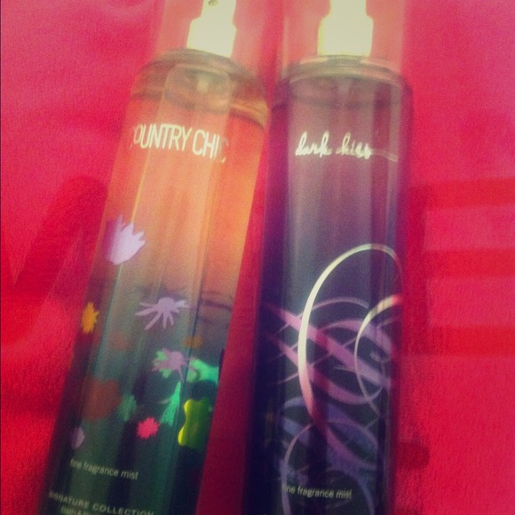 Pair of Bath & Body Works body sprays