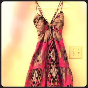 Peacock Design Beach Mini Dress by BCBGeneration