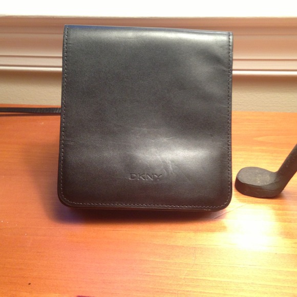 Sold.  Small DKNY leather bag.